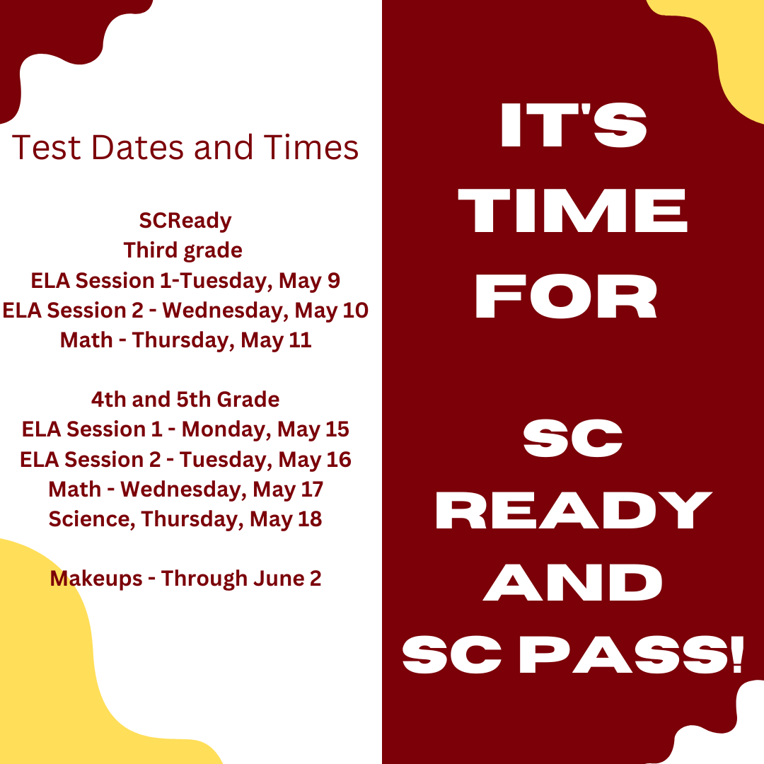  State Test Dates